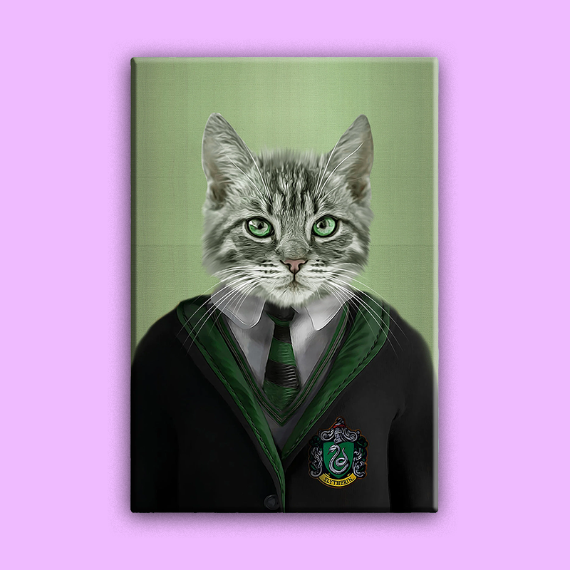 Harry Potter SLYTHERIN - Custom Pet Portrait